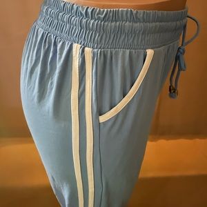 Indero Little Boy Blue White Soft Casual Comfort Jogger